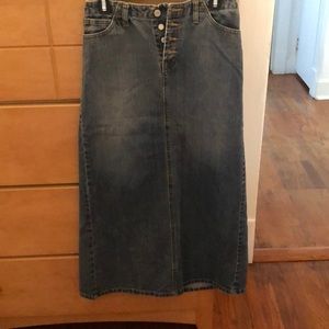 Jean skirt